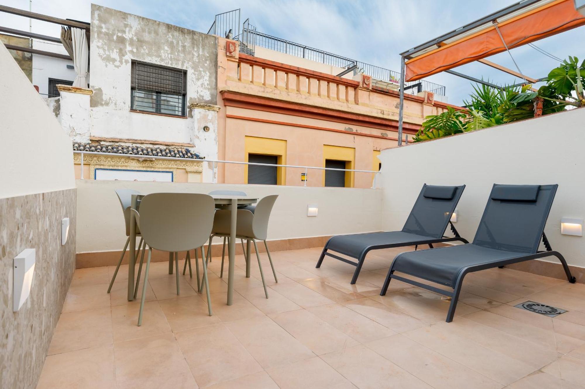 Apartment New And Design - Shared Rooftop Solarium - Alameda Sevilla